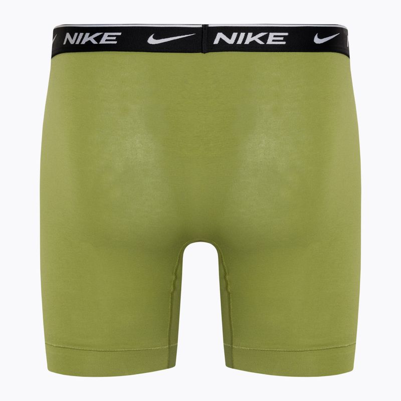 Men's Nike Everyday Cotton Stretch Boxer Brief 3 pairs pear/heather grey/black 5