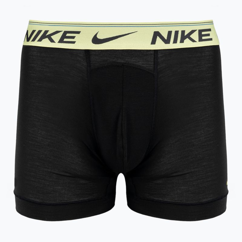 Men's Nike Dri-FIT Ultra Comfort Brief Boxers 3 pairs black/yellow/fuxia 2