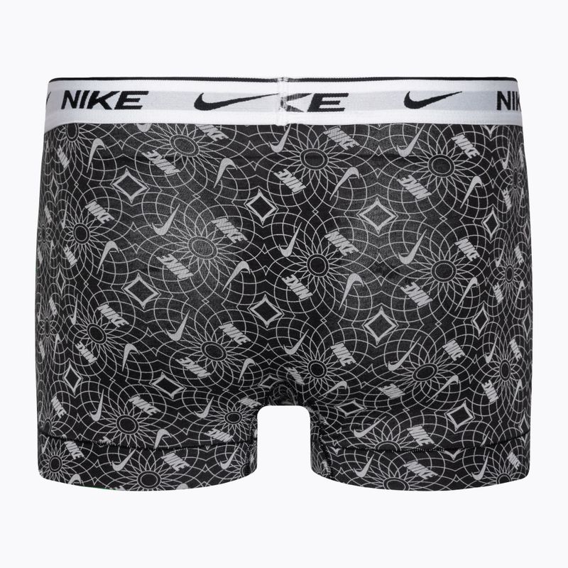 Men's Nike Everyday Cotton Stretch Trunk boxer shorts 3 pairs black/blue/grey 5