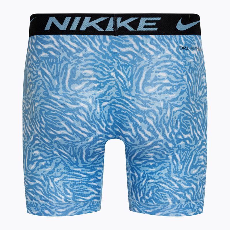 Men's boxer shorts Nike Dri-FIT ADV Micro Brief 3 pairs safari print/light photo blue/black 2