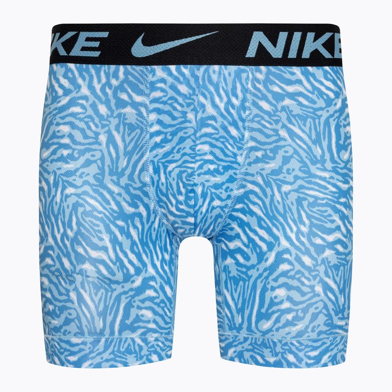 Men's boxer shorts Nike Dri-FIT ADV Micro Brief 3 pairs safari print/light photo blue/black 3