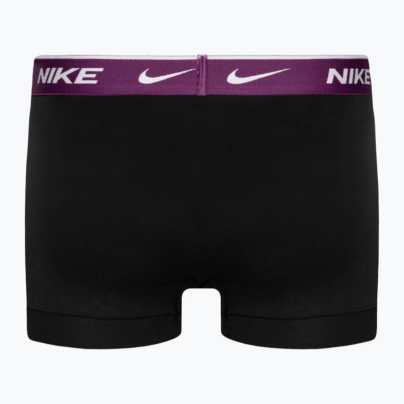 Men's Nike Everyday Cotton Stretch Trunk boxer shorts 3 pairs turquoise/violet/blue 5