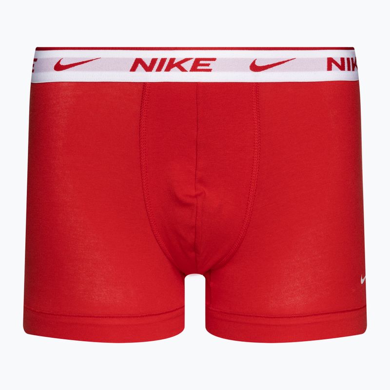 Men's boxer shorts Nike Everyday Cotton Stretch Trunk 3 pairs blue/orange/red 3