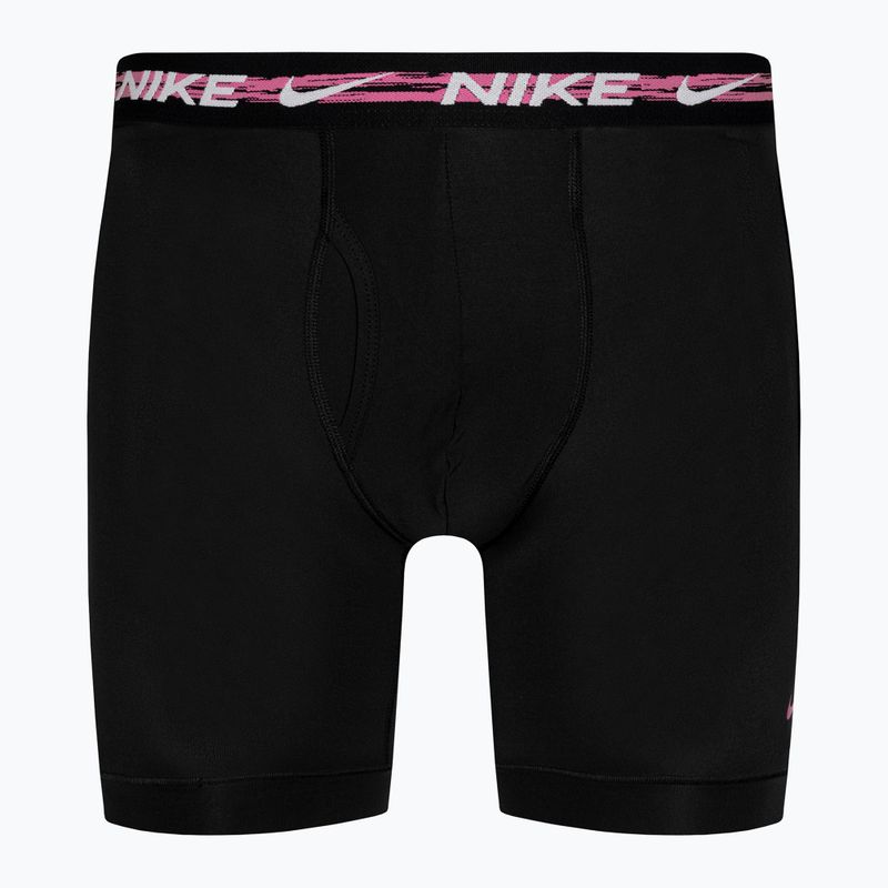 Men's boxer shorts Nike Dri-FIT Ultra-Stretch Micro Brief 3 pairs laser fuchsia/court blue/black 6