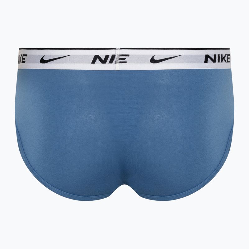 Men's Nike Everyday Cotton Stretch Brief 3 pairs star blue/wolf grey/black white 5