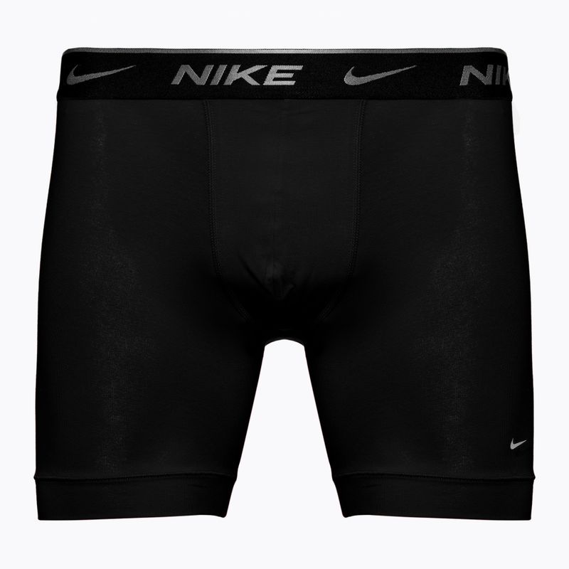 Men's Nike Everyday Cotton Stretch boxer shorts 3 pairs black silver/red gold/black gold 4