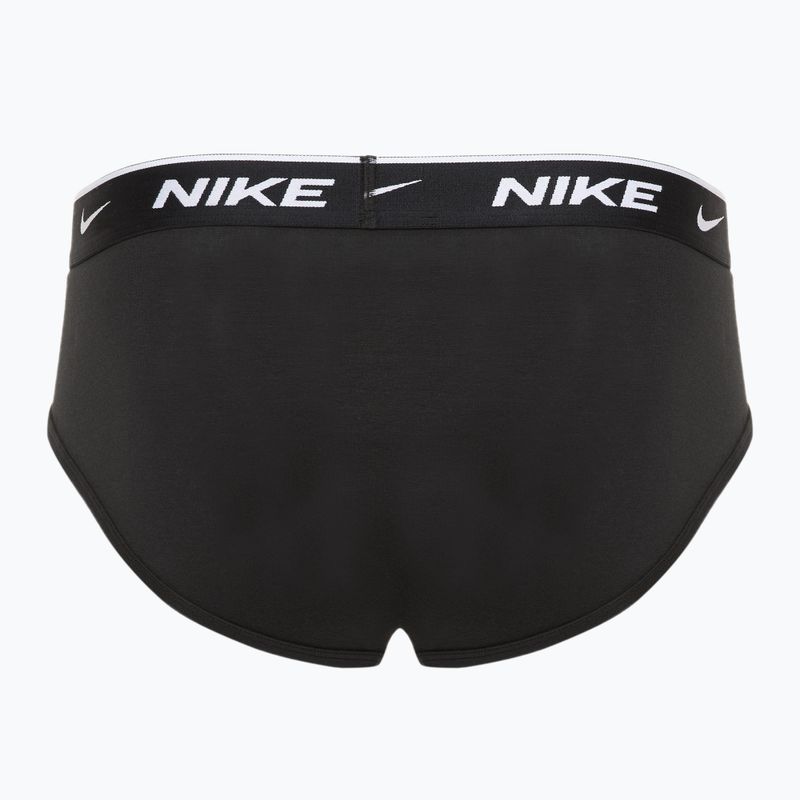 Men's Nike Everyday Cotton Stretch Brief 3 pairs black dusty/ast/arry navy 5