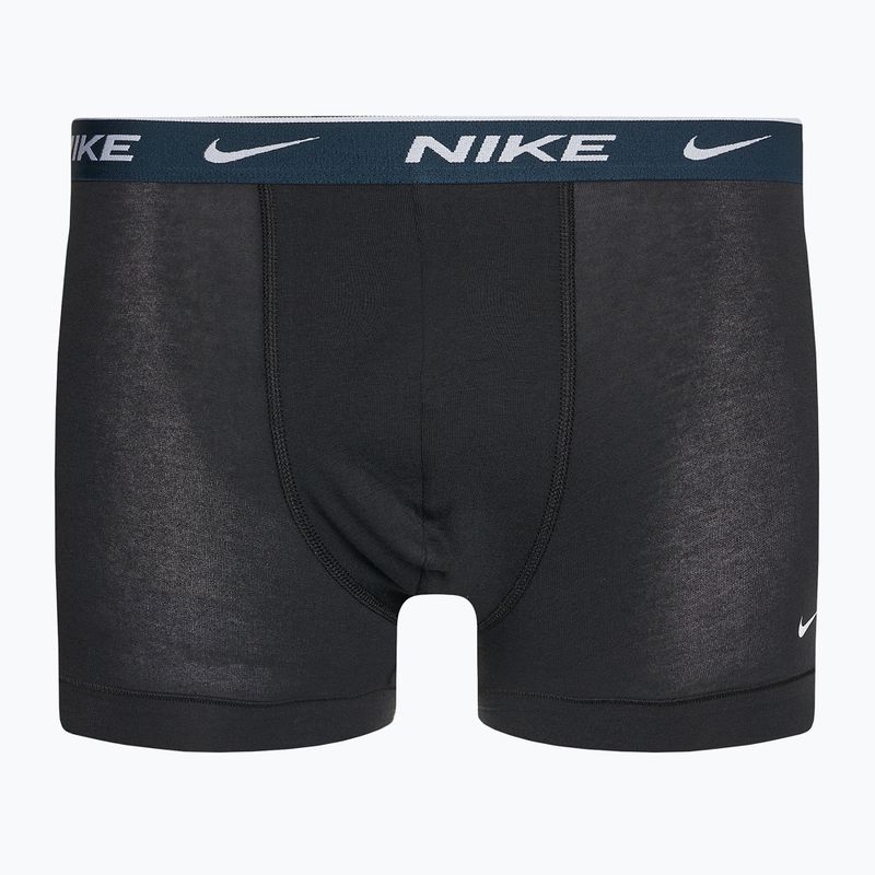 Men's boxer shorts Nike Everyday Cotton Stretch Trunk 3 pairs black/armory navy/black 5