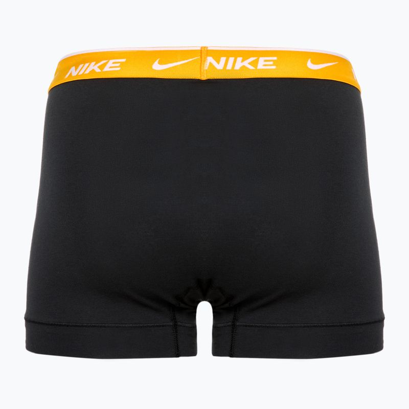 Men's boxer shorts Nike Everyday Cotton Stretch Trunk 3 pairs black/gold/hyper crimson 5