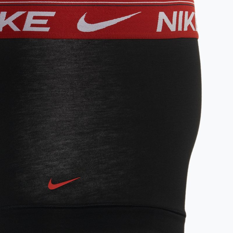 Men's boxer shorts Nike Dri-FIT Ultra Comfort Trunk 3 pairs black moon/dragon red/armory navy 4