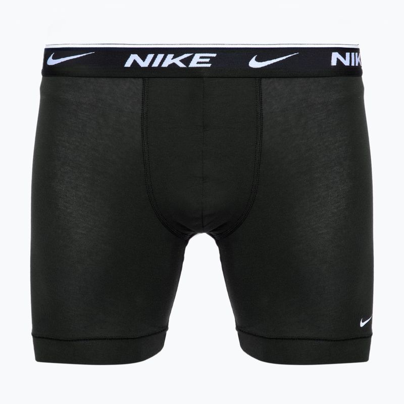 Men's Nike Everyday Cotton Stretch boxer shorts 3 pairs black/gold/black 2