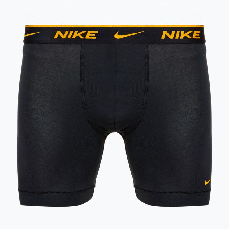 Men's Nike Everyday Cotton Stretch boxer shorts 3 pairs black/gold/black 4