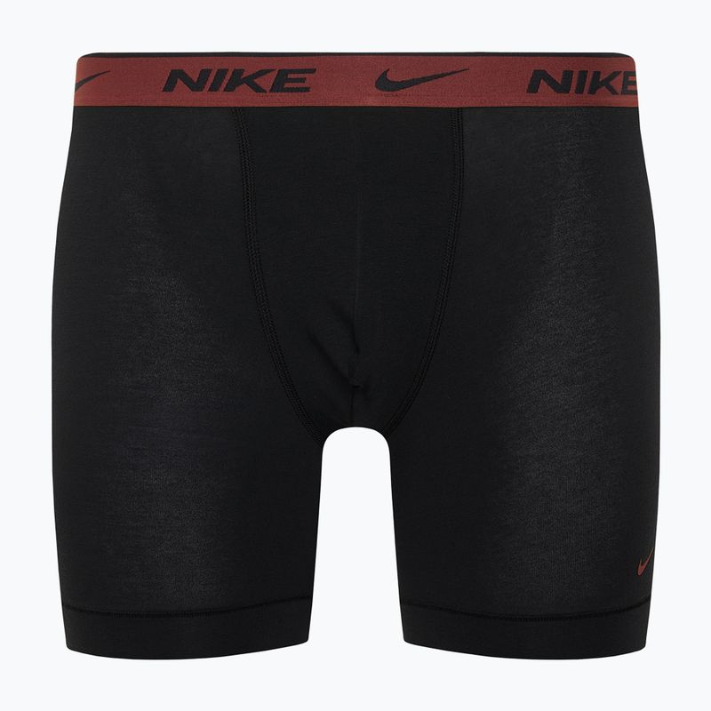 Nike Everyday Cotton Stretch men's boxer shorts 3 pairs cyber black/heather grey/dark pony 5