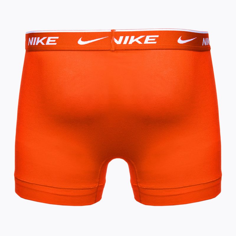 Men's boxer shorts Nike Everyday Cotton Stretch Trunk 3 pairs team orange/uni red/black 5