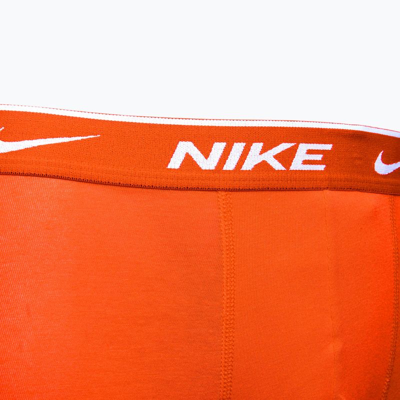 Men's boxer shorts Nike Everyday Cotton Stretch Trunk 3 pairs team orange/uni red/black 6