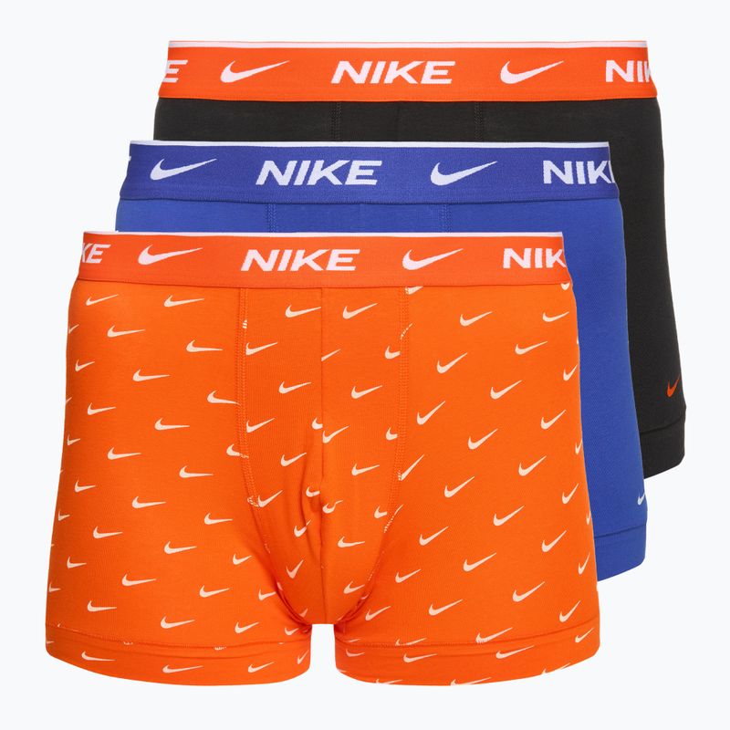 Men's Nike Everyday Cotton Stretch Trunk 3 pairs multicolour