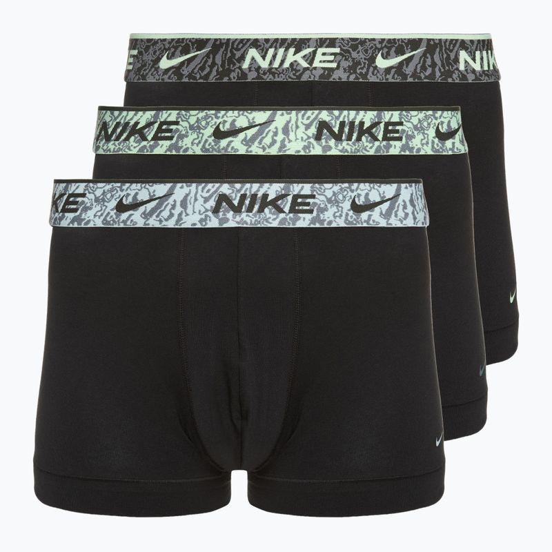 Men's Nike Everyday Cotton Stretch Trunk 3 pairs multicolour