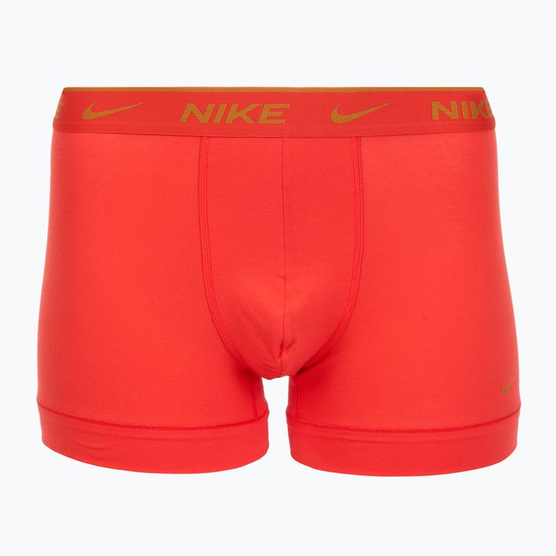 Men's Nike Everyday Cotton Stretch Trunk boxer shorts 3 pairs light crimson/midnight navy/black 2