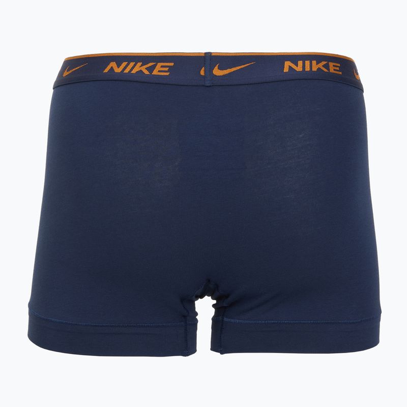 Men's Nike Everyday Cotton Stretch Trunk boxer shorts 3 pairs light crimson/midnight navy/black 5