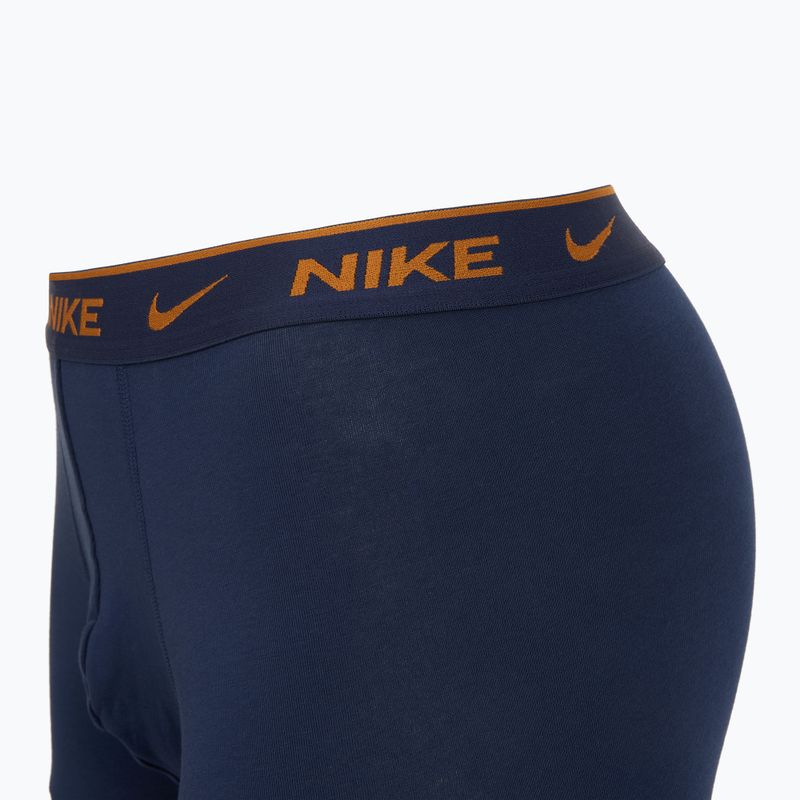 Men's Nike Everyday Cotton Stretch Trunk boxer shorts 3 pairs light crimson/midnight navy/black 6