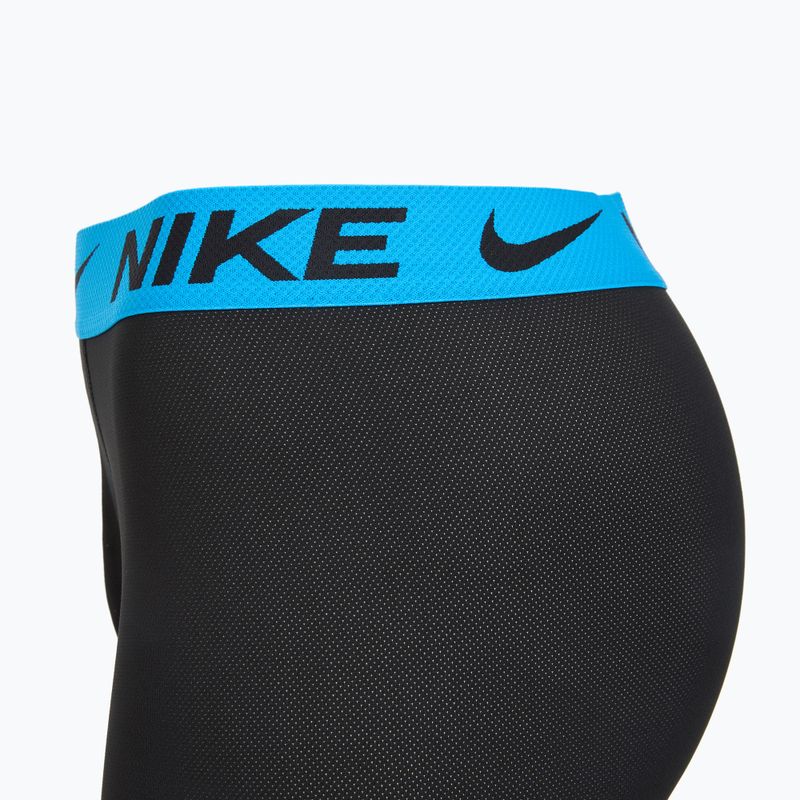 Nike Dri-FIT Cotton Trunk men's boxer shorts 3 pairs black mint foam/blue hero/bright ceramic wb 3