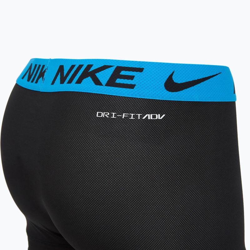 Nike Dri-FIT Cotton Trunk men's boxer shorts 3 pairs black mint foam/blue hero/bright ceramic wb 4