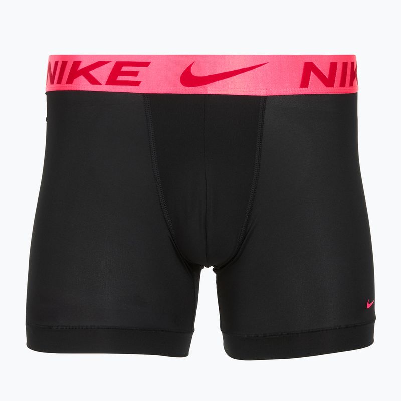 Men's Nike Dri-Fit Essential Micro Boxer Brief 3 pairs black hyper pink/uni red/black high shine wb 2
