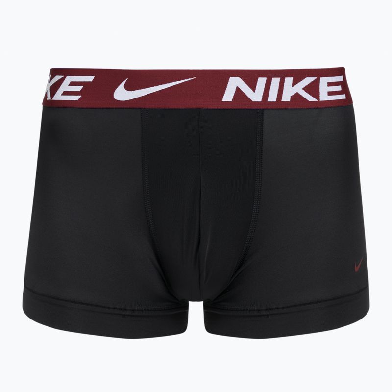 Men's boxer shorts Nike Dri-Fit Essential Micro Trunk 3 pairs black university gold/deep night/dark team red wb 5