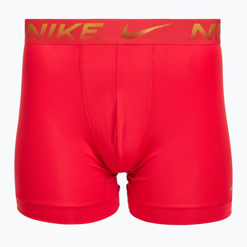 Men's boxers Nike Dri-Fit Essential Micro Boxer Brief 3 pairs university red/black/black metallic grdient wb 2