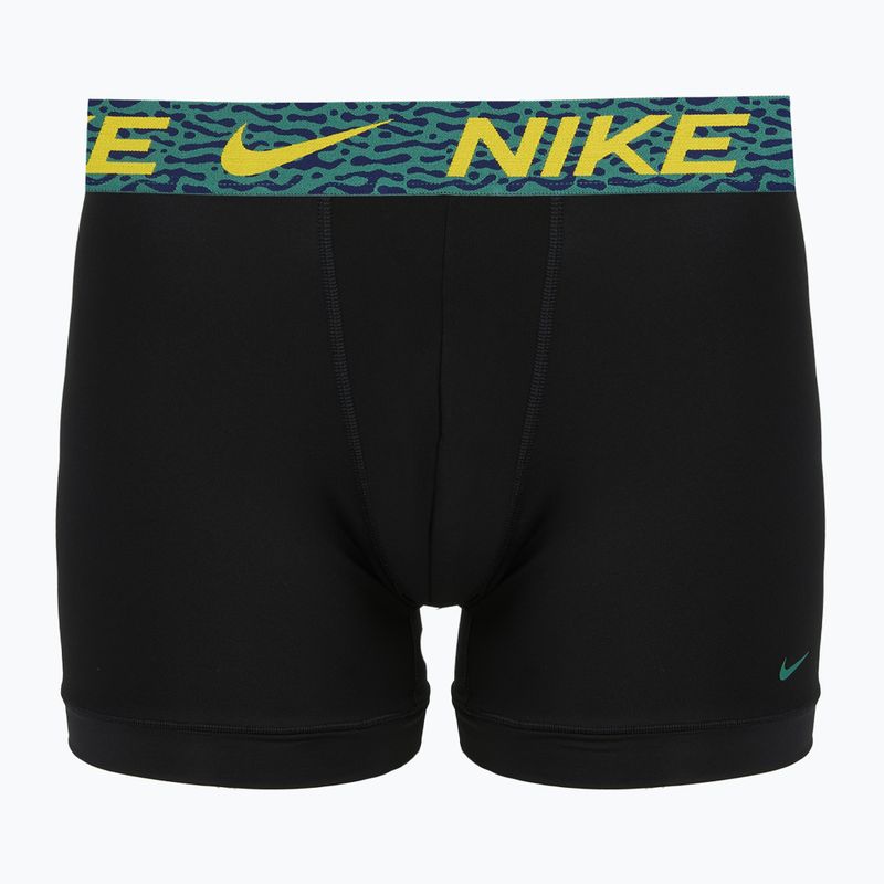 Men's boxers Nike Dri-Fit Essential Micro 3 pairs blklightcrimson/ brightcitron/evergreenaur 2