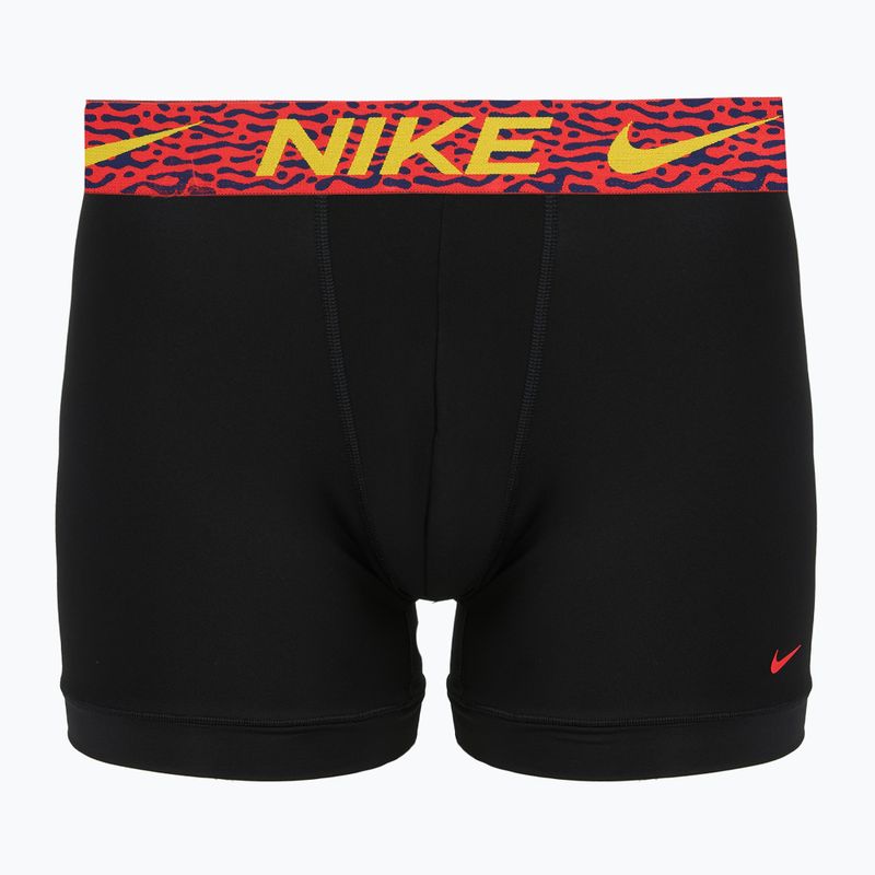Men's boxers Nike Dri-Fit Essential Micro 3 pairs blklightcrimson/ brightcitron/evergreenaur 3