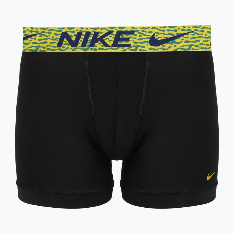 Men's boxers Nike Dri-Fit Essential Micro 3 pairs blklightcrimson/ brightcitron/evergreenaur 4