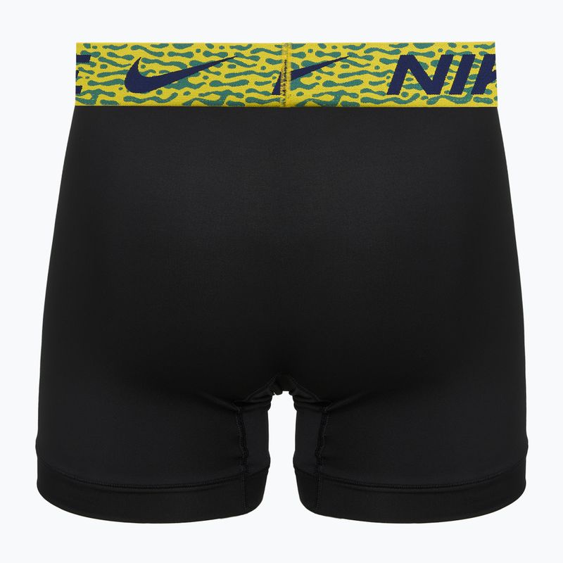 Men's boxers Nike Dri-Fit Essential Micro 3 pairs blklightcrimson/ brightcitron/evergreenaur 5
