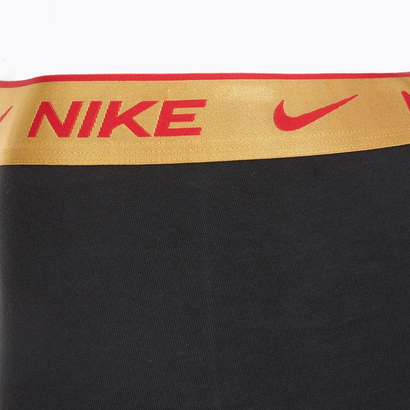 Men's Nike Everyday Cotton Stretch Trunk boxer shorts 3 pairs blk/university red/wheat gold/black high shine wb 6