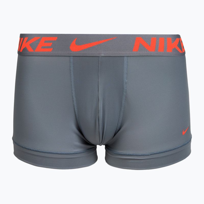 Men's boxers Nike Dri-Fit Essential Micro Trunk 3 pairs grey 5