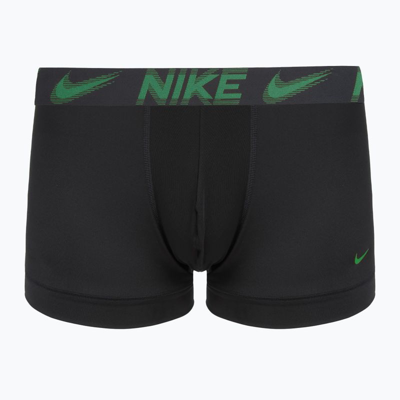 Men's boxers Nike Dri-Fit Essential Micro Trunk 3 pairs black/game royal/malachite/un gold/zoom wb 5
