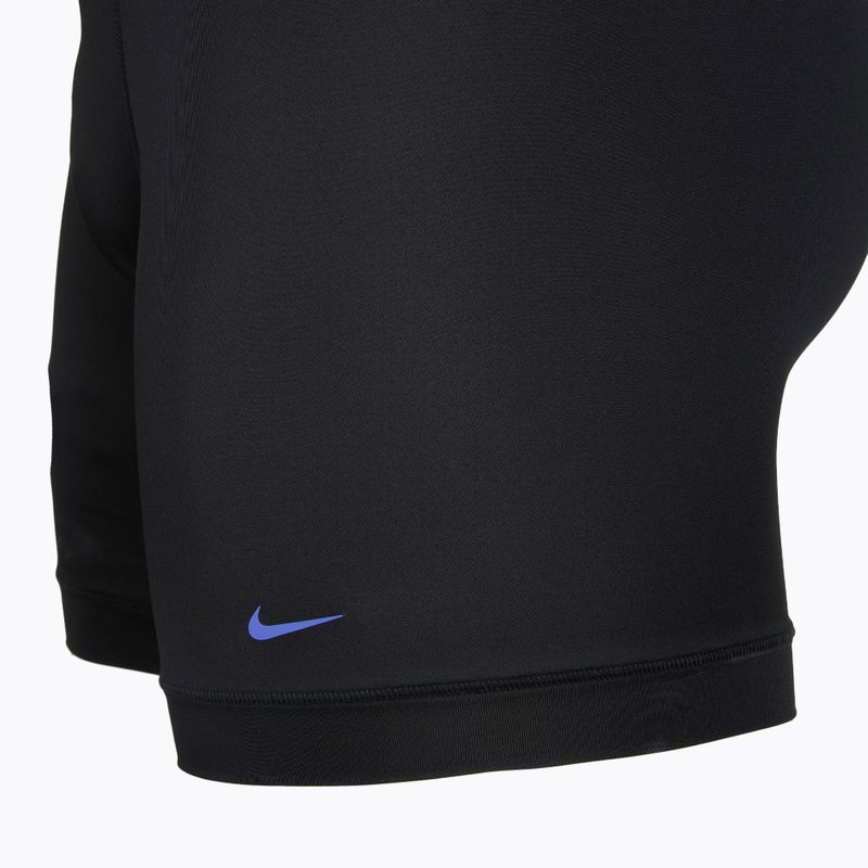 Men's boxers Nike Essential Micro 3 pairs black/sapphire/wolf grey/team crimson 4