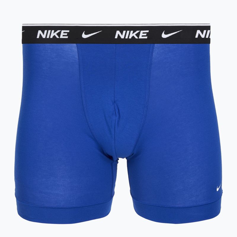 Men's boxers Nike Cotton Stretch Boxer Brief black/blue/navy 2