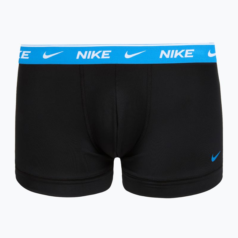 Men's boxers Nike Cotton Stretch Trunk 3 pack open black 2