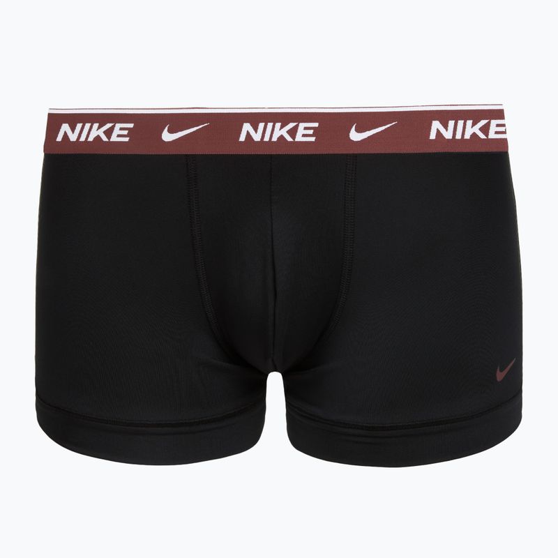 Men's boxers Nike Cotton Stretch Trunk 3 pack open black 6
