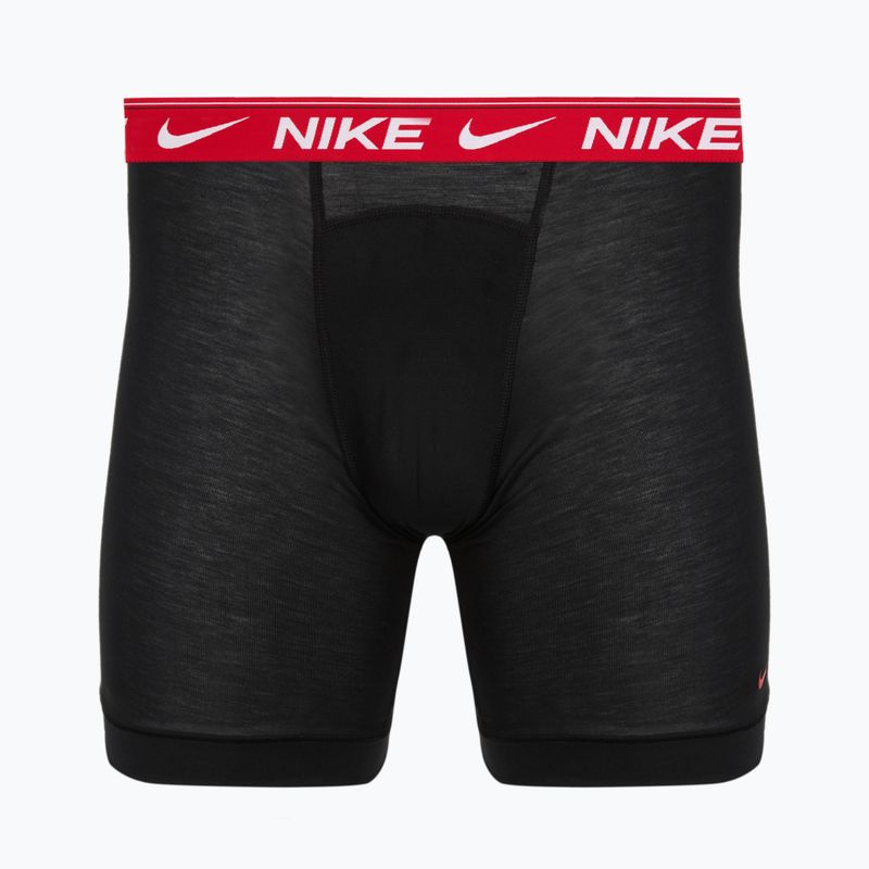 Men's boxers Nike Dri-FIT Ultra Comfort Long 3 pack gray 2