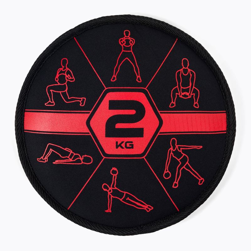 Pure2Improve Sandbell 2kg bag black and red P2I201210 2