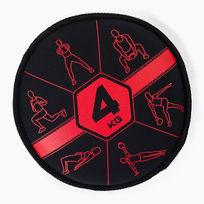 Pure2Improve Sandbell 4kg sandbag black and red P2I201220 2