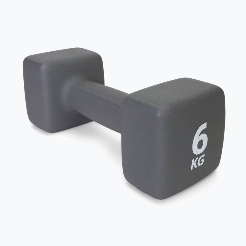 Neoprene dumbbell 6kg Pure2Improve grey P2I201440