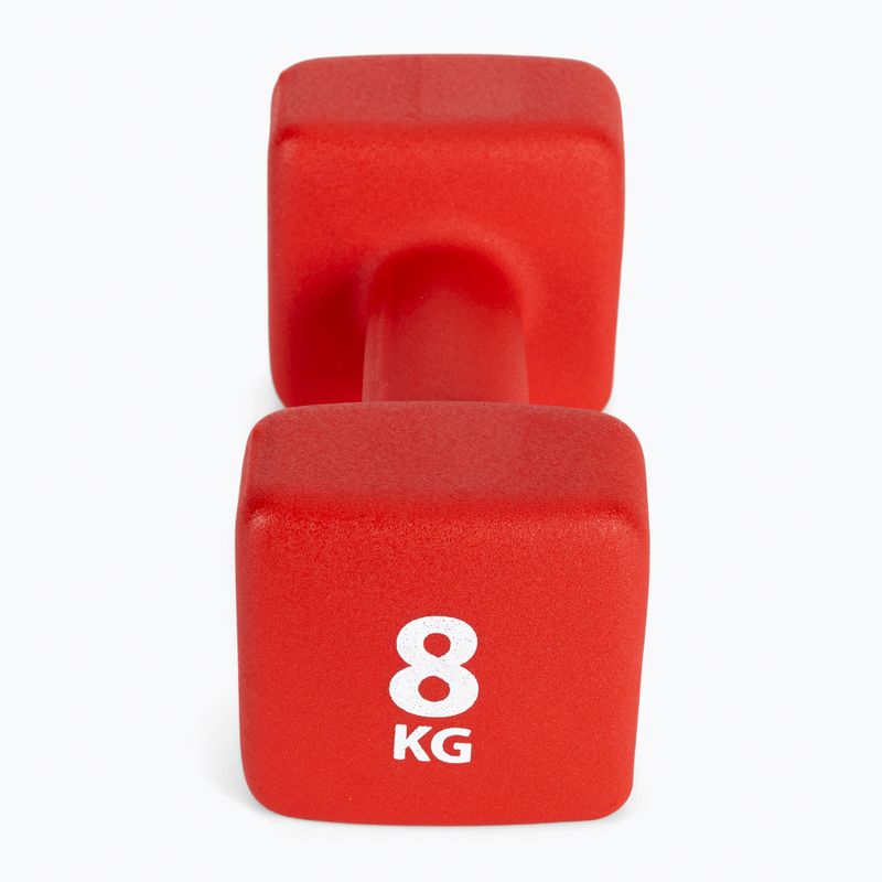 Neoprene dumbbell 8kg Pure2Improve red P2I201450 3