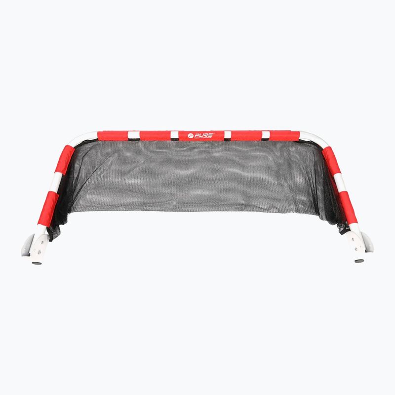 Pure2Improve Foldable grey/red football goal 3