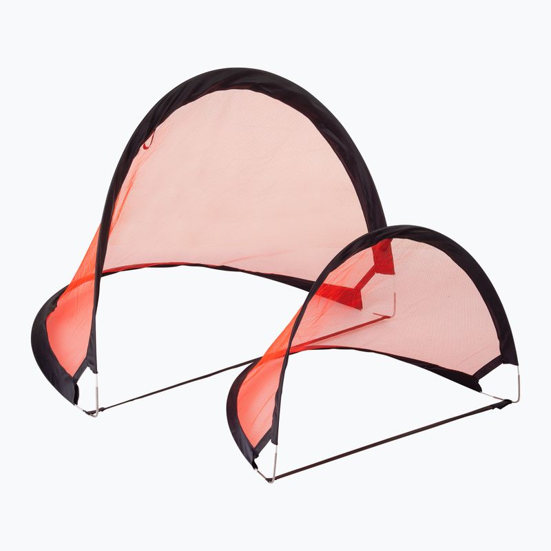 Pure2Improve Pop-Up football goal 2 pcs. 120 x 86 cm red 3607
