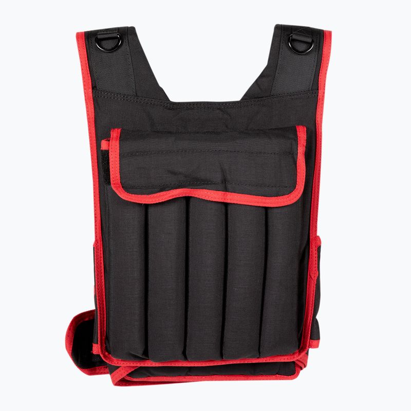 Pure2Improve Weighted waistcoat 20kg training waistcoat black P2I202330 2