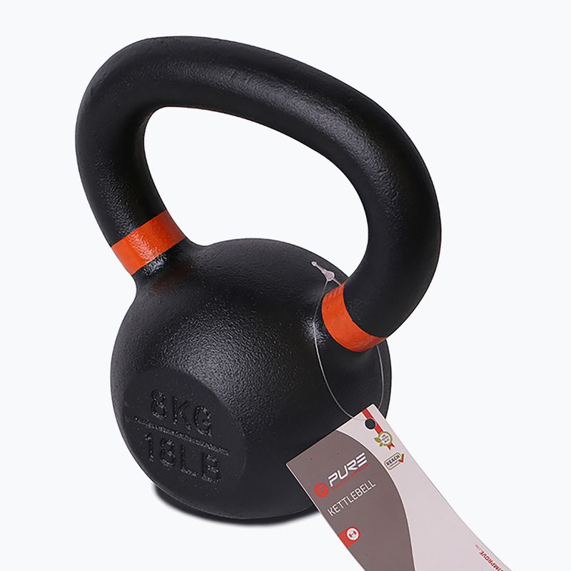 Kettlebell 8kg Pure2Improve black P2I810090 5