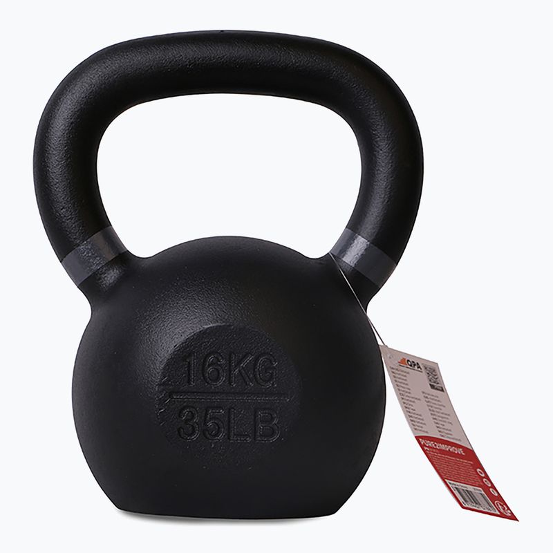 Kettlebell 16 kg Pure2Improve black P2I810110 3